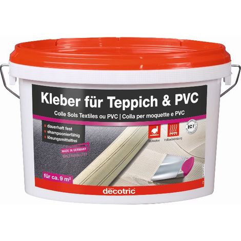 Decotric Kleber für Teppich und PVC 3 kg Teppich- & PVC-Kleber