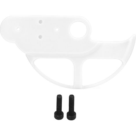 Garde de disque de frein arrière pour trottinette électrique, protection de disque de frein pour Xiaomi Mijia M365 M365 Pro, blanc (1/5)