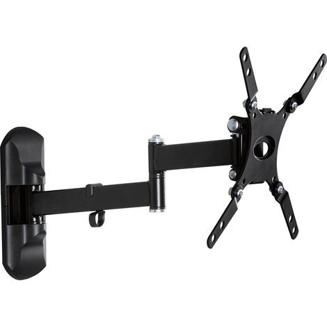 Support Mural TV Universel - Support Mural TV Pivotant Inclinable et Orientable Jusqu'à 42 Pouces et 25 KG - Max VESA 200x200 (1/5)