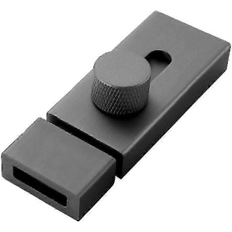 Verrous de porte sans perçage, verrou de porte coulissante en alliage d'aluminium et de zinc, pour portail de jardin ou abri de jardin jkw (1/5)