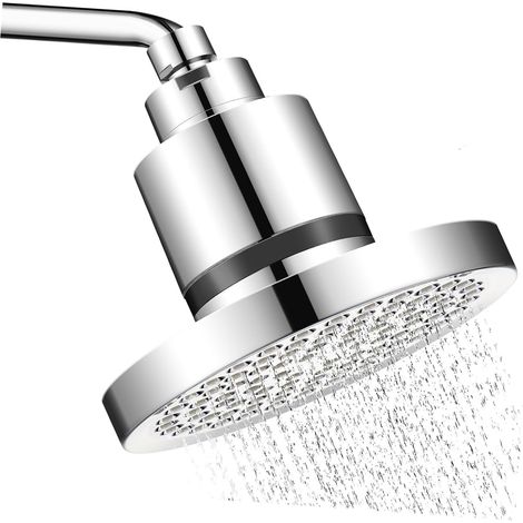 Pommeau De Douche Haute Pression Filtrant pour Eau Dure Élimine Chlore avec Système à Étapes pour Confort (1/5)