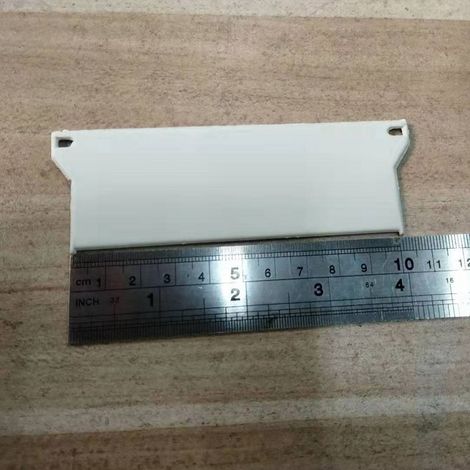 10038MM Kunststoff-Grundplatte, vertikale, gewichtstragende Platte, leicht verschleißendes und austauschbares Zubehör (20 Stück) (1/5)