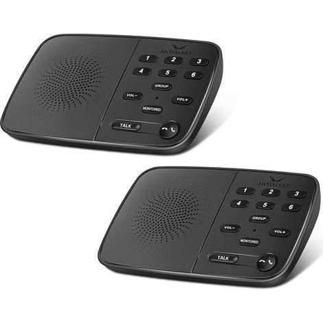 Nouvel interphone sans Fil Duplex intégral amélioré, interphone bidirectionnel en Temps réel pour la Maison et l'entreprise avec Une portée Ultra Longue de 600 mètres (1/5)