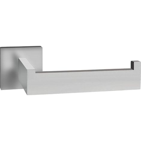 Distributeur de Papier Toilette Design Lignes Droites en INOX brossé Support Ouvert sans Risque de Chute Porte-Rouleau WC + matériel de Montage Changement de Rouleau Facile (1/3)
