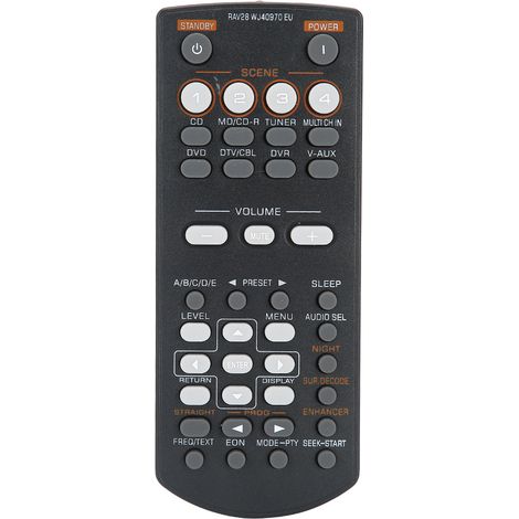 Télécommande DVD ABS Noir Durable pour Yamaha RAV28 - Accessoire de Remplacement (1/5)