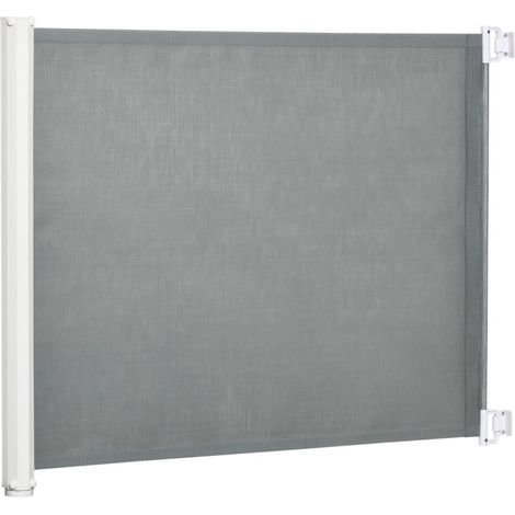 Treppenschutzrollo Grau aus Stahl und Kunststoff 115 x 82,5 cm MODENUIT (1/4)