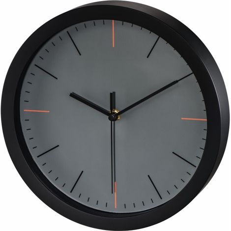 Horloge murale Hama MaxR Ø 25 cm silencieuse grise (1/2)