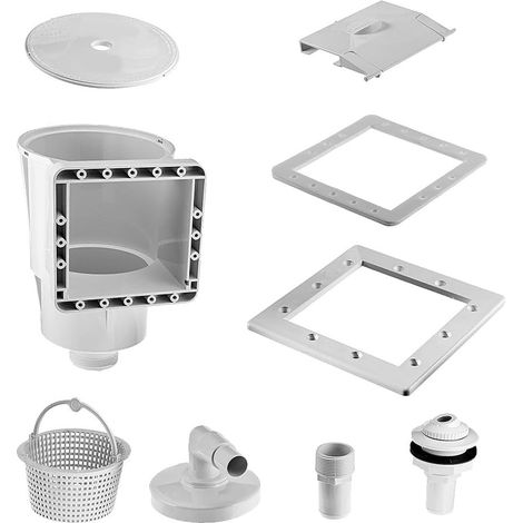 Convient pour l'écumoire et l'ensemble d'accessoires de piscine Hayward SP1091LX pour piscine hors-sol Dyna-Skim, écumoire pour bonde de fond de piscine, écumoire pour bonde de fond de piscine, écumoi (1/2)