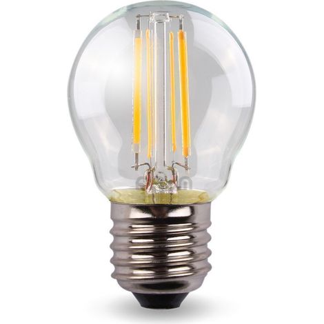 Ampoule LED 4W Eq 40W Standard E27 G45 Température de Couleur: Blanc chaud 2700K