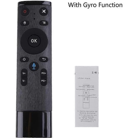 Télécommande Air Mouse 2.4G avec Gyroscope pour PC, TV Box Android et HTPC (1/4)