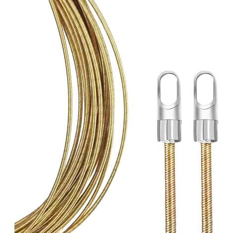 ZOLGINAH Enhebrador de cable eléctrico, 16.4 / 32.8ft Enhebrador de alambre de resorte eléctrico Herramienta de dispositivo de enhebrado de alambre universal, dispositivo de enhebrado Cable tirando de (1/5)