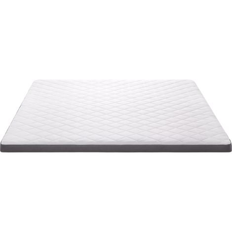 Matelas confortable H3, fermeté moyenne, certification Oeko-TEX, hauteur 7 cm, taille 140 cm × 200 cm, fabriqué en Chine, mousse gaufrée 7 zones, soutien efficace des lombaires