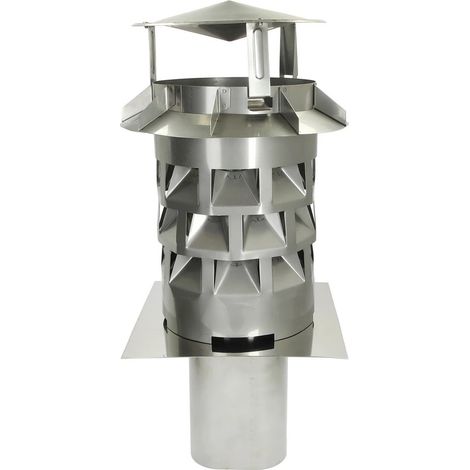 Chapeau Windkat pour cheminée de dimension intérieure 156 x 156 mm
