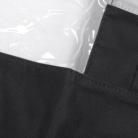 Pare-brise Arrière Souple, Coupe-vent et Imperméable, en Tissu Oxford PVC, avec Lunette Arrière Transparente pour une visibilité Améliorée, Compatible avec XP 900 2013-2019, XP