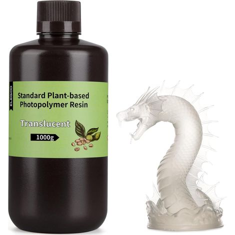 Elegoo Standard Pflanzenbasiert Durchscheinend 1kg (1/4)