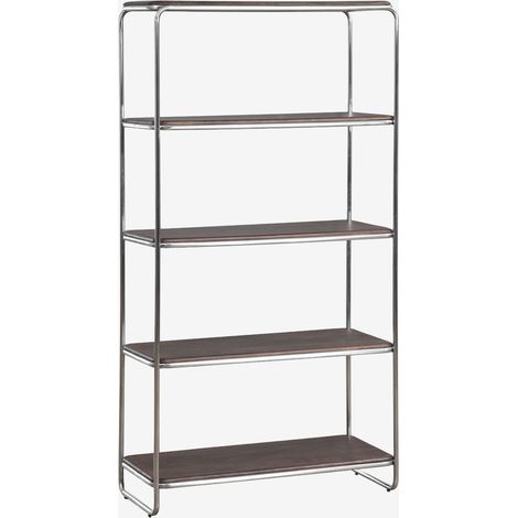 Estantería en madera de acacia y acero inoxidable Altrex SKLUM (1/5)
