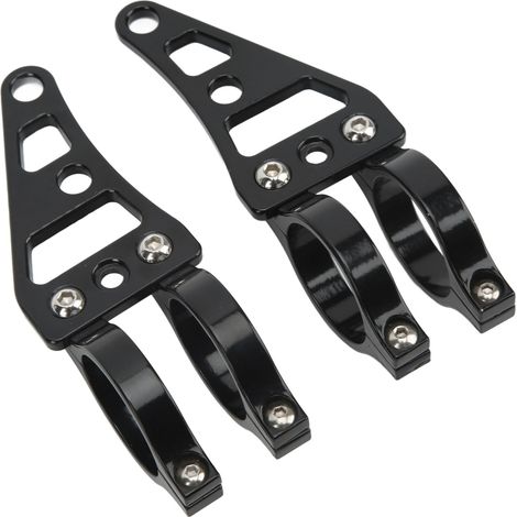 Support 2 Pièces Support de Phare Moto 41mm Bracket Fixation Lampe avant Kit Remplacement Suzuki (1/5)