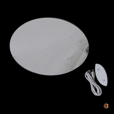 [GEBRAUCHT] B-Ware Paul Neuhaus LED-Wandleuchte Licht Akku Puntua chrom dimmbar Ø 25 cm (1/2)