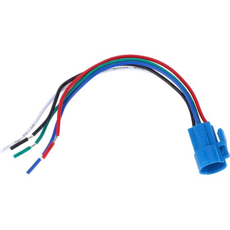 Lot de 10 connecteurs à bouton-poussoir, boîtier en plastique ignifugé, 5 broches, 16 mm (1/5)