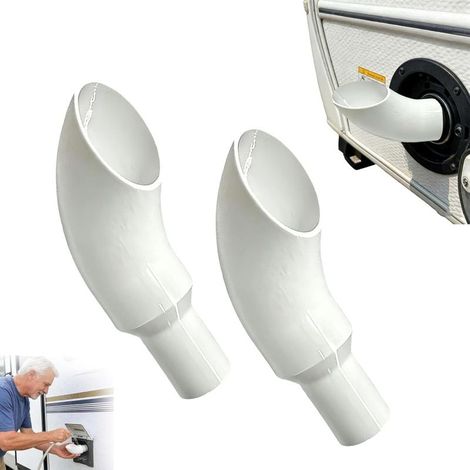 Generisch Lot de 2 entonnoirs universels pour réservoir d'eau, outil de camping-car, entonnoirs pour l'entrée d'eau des camping-cars, pour yachts, remorques (1/5)