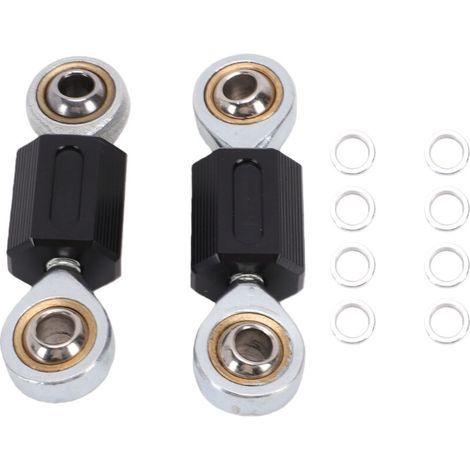 Liens d'extrémité de barre stabilisatrice, jeu de joints Heim de remplacement en alliage d'aluminium pour Spyder F3 RT ST RS 2013 – 2025 noir (1/5)