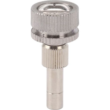 Mister Nozzle 6mm connecteur rapide laiton en forme d'éventail atomiseur basse pression buse de brumisation pour système de refroidissement (1/5)