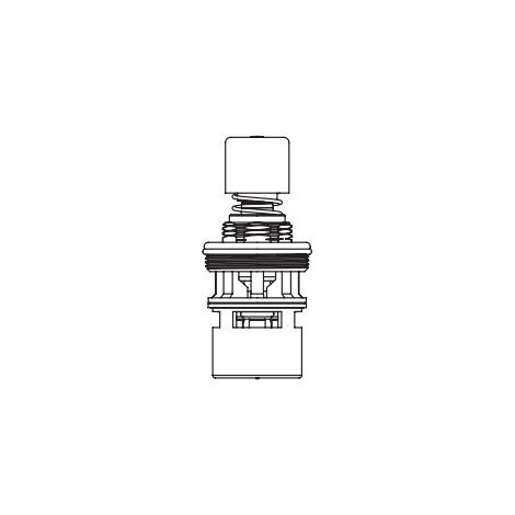 Cartouche Delabie pour robinet de chasse de urinoir TEMPOSTOP UP 7 secondes