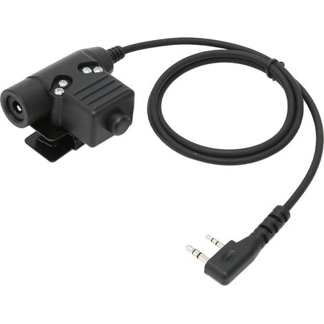 TK Head U94 PTT pour Kenwood TK3107, compatible avec Baofeng UV5R, BF888S et WLN KDC1, casque micro pour talkie-walkie
