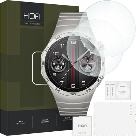Vetro temperato hofi glass PRO+ confezione da 2 per Huawei Watch GT 4 (46 mm) trasparente (1/2)