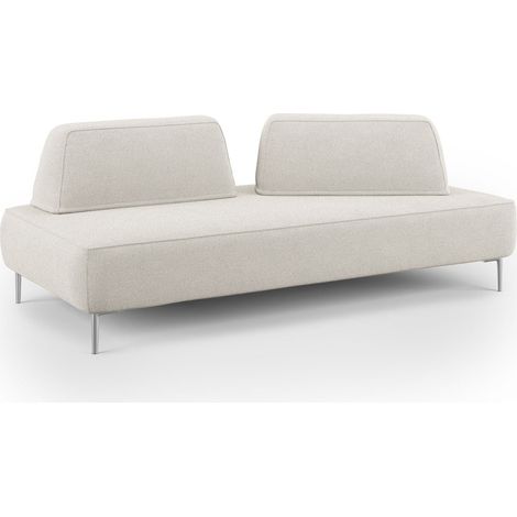 Newton Canapé modulable avec dossier amovibles T07 167 cm blanc