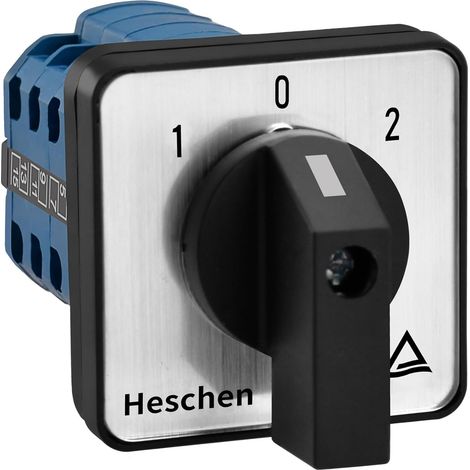 Universal Rotary Cam Selector Switch, LW28-20/D404.4, 660V 20A, 3 Position, 4 Phase, 16 Terminals (1/5)