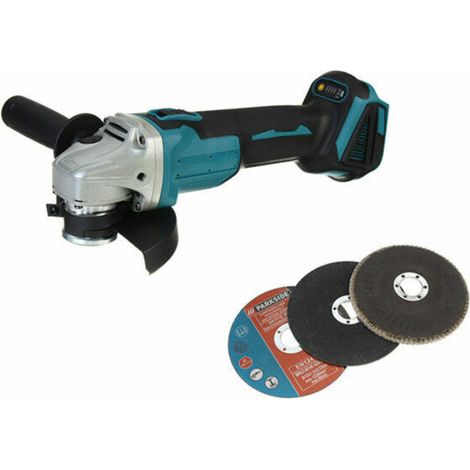 Meuleuse d'angle sans fil 125mm 18V 4 vitesses pour Makita Batterie + accessoires (Machine Seule) (1/3)