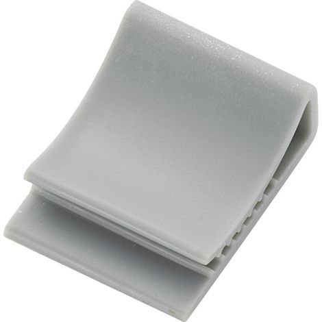 TRU COMPONENTS FCC-15 Befestigungssockel  543133   für Flachbandkabel Hellgrau 1 St.