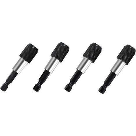 poignées hexagonales, tige à dégagement rapide de 6,35 mm, rallonge autobloquante pour perceuse électrique, connecteur pour embout de tournevis (1/4)