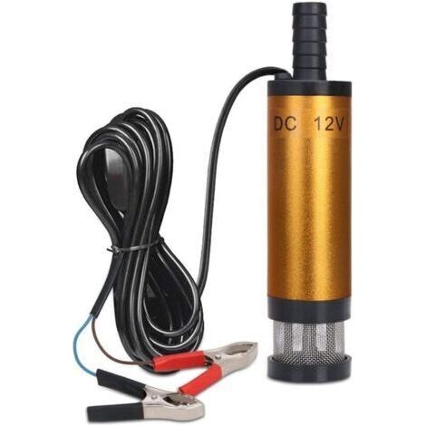 12V Pompe à Huile avec Clip, Diesel, Huile de Chauffage Pompe Submersible Eau Transfert de Carburant Allume-Cigare avec Filtre Amovible pour Caravane, Bateau Marin (1/5)