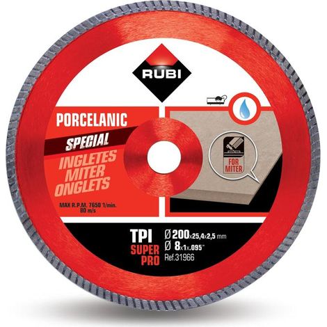 Rubi TPI Superpro disco diamantato 2,5 mm turbo