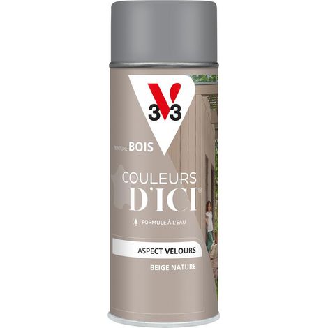 Peinture bois extérieur Couleurs d'Ici® V33 Beige nature Velours 400 ml (1/5)