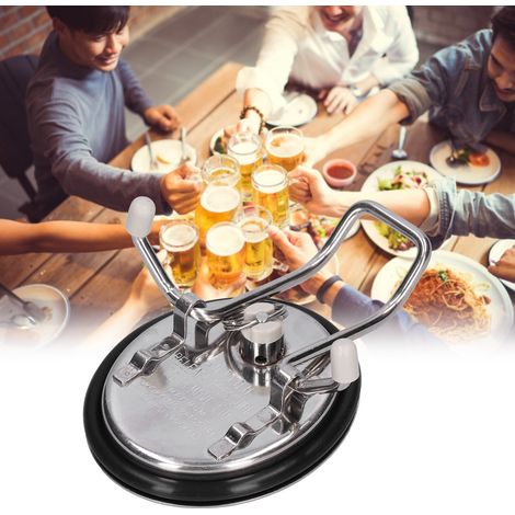 Capot de Baril de Bière 304 Acier Inoxydable 130PSI Remplacement Accessoire Brassage Maison Manomètre Inclus (1/5)
