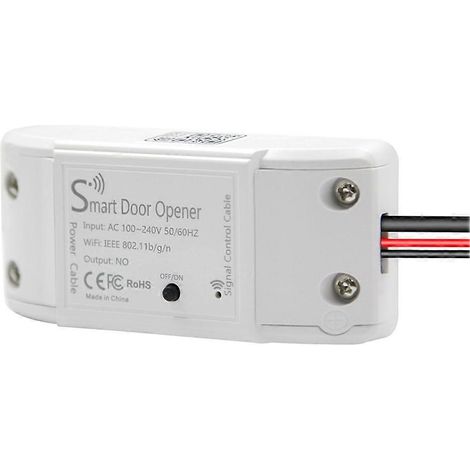 Interrupteur de porte de garage Wi-Fi, contrôleur de porte de portail intelligent, télécommande Smart Life compatible avec Siri, CarPlay et Alexa Home, prise européenne. (1/5)