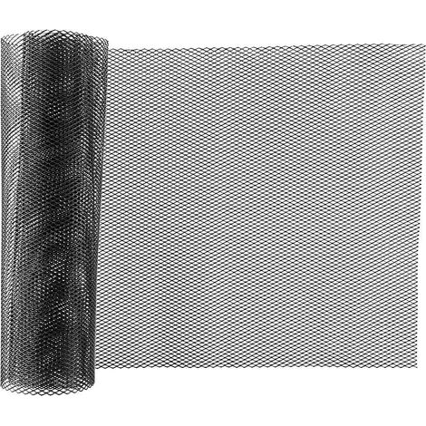 Grille de voiture, Grille de course en aluminium Grille de calandre Universelle Grille en Aluminium Grille de Radiateur pour Voiture Grille extensible Grille pour corps Pare chocs Étanche 3 x 6 mm (1/5)