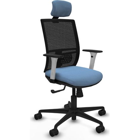 Silla de oficina piqueras y crespo Yunquera blanco cómoda funcional (1/2)