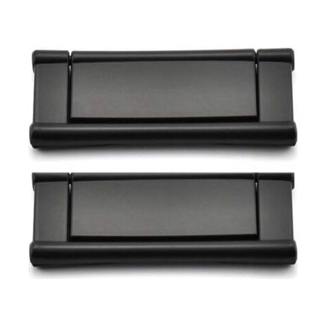 Poignee de Meuble Cuisine, 64mm Poignées Invisibles pour Armoires de Cuisine, Tiroirs - Alliage de Zinc - Noir Mat - 2 pcs (1/4)