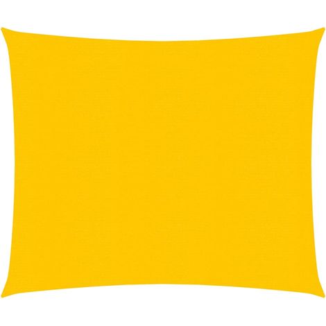Tela parasole 160 g/m² giallo 3,6 x 3,6 m HDPE 020009121