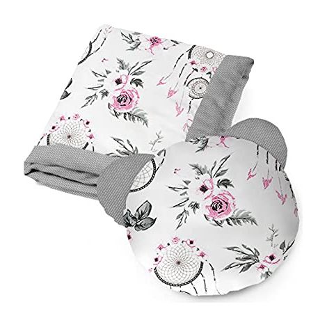 Parure de Lit et Couverture pour Enfants et Jeunes Adolescents, Tissu en Coton et Velours, Rembourrage 100% Polyester, Couverture de Couchage 135 X 100 cm, Oreiller de Couchage Ours 50 cm