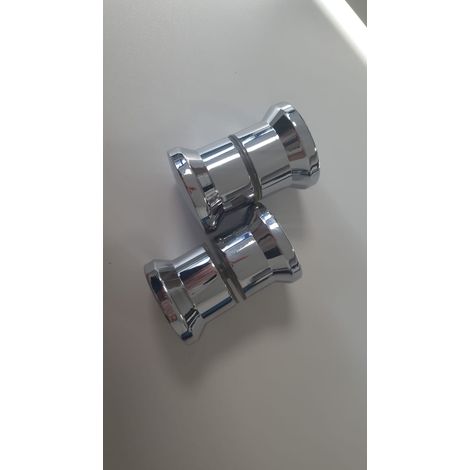 BERNSTEIN - Douche en niche en verre véritable avec Nano protection NT218 - hauteur 195 cm - largeur sélectionnable 76 cm
