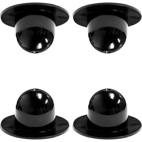 Bouchons de remplacement pour pantalon de crêpe pompé de piscine, compatibles avec les piscines hors sol Best-way et in-tex, bouchons noirs durables, lot 4 (courts). (1/5)
