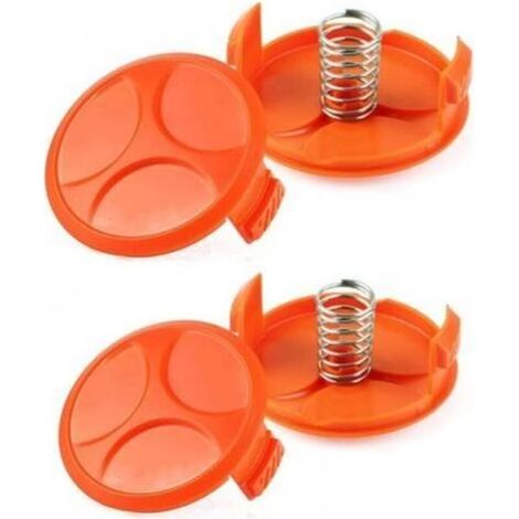 Kit de 4 Couvercles de Bobine et 4 Ressorts de Rechange pour Coupe-Bordure, Compatibles avec les Modèles AF-100 et RC-100-P (1/5)