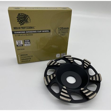 Disco abrasivo diamantato professionale indiano Ultimate Fast da 125 mm