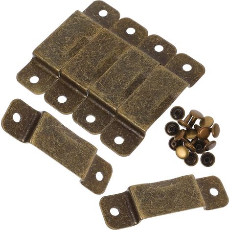 Clip porte-mètre, 6 pièces, métal, rétractable, pour atelier (1/5)