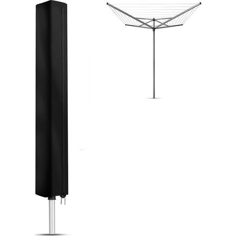 Universelle Housse Seche Linge Parapluie , Housse Etendoir Parapluie Imperméable pour Protection Etendoir a Linge, 210D Oxford Bache Protection Etendoir(180x16x16cm) (1/5)